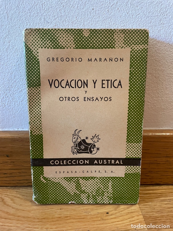 Libros de segunda mano: Vocaci&oacute;n y etica Gregorio Mara&ntilde;on - Foto 1