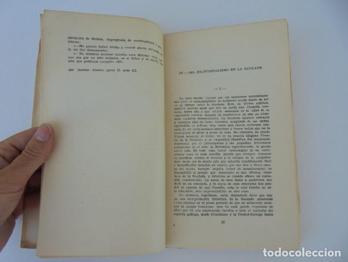 Libros de segunda mano: DANIEL CORTEZON. DE LA SAUDADE Y SUS FORMAS. ENSAYO. 1960 - Foto 5