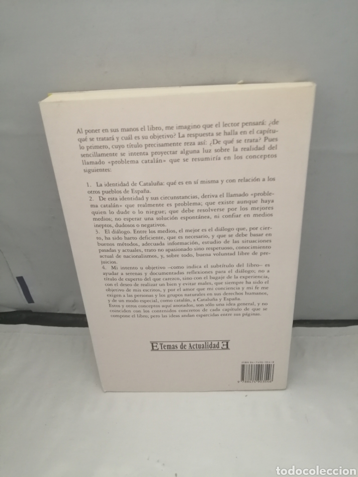Libros de segunda mano: EL PROBLEMA CATAL&Aacute;N: REFLEXIONES PARA EL DI&Aacute;LOGO - Foto 2