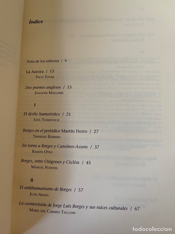 Libros de segunda mano: La aurora y el poniente (Borges, 1899-1999) - Foto 3