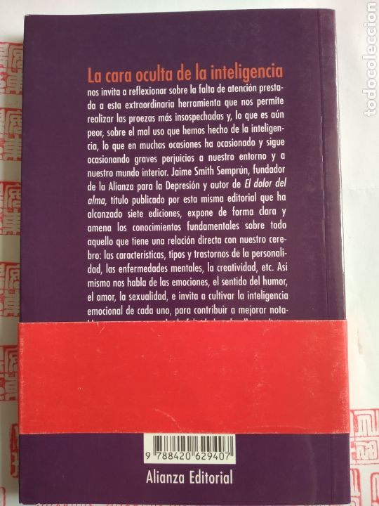 Libros de segunda mano: La cara oculta de la inteligencia. Jaime Smith Sempr&uacute;m - Foto 2