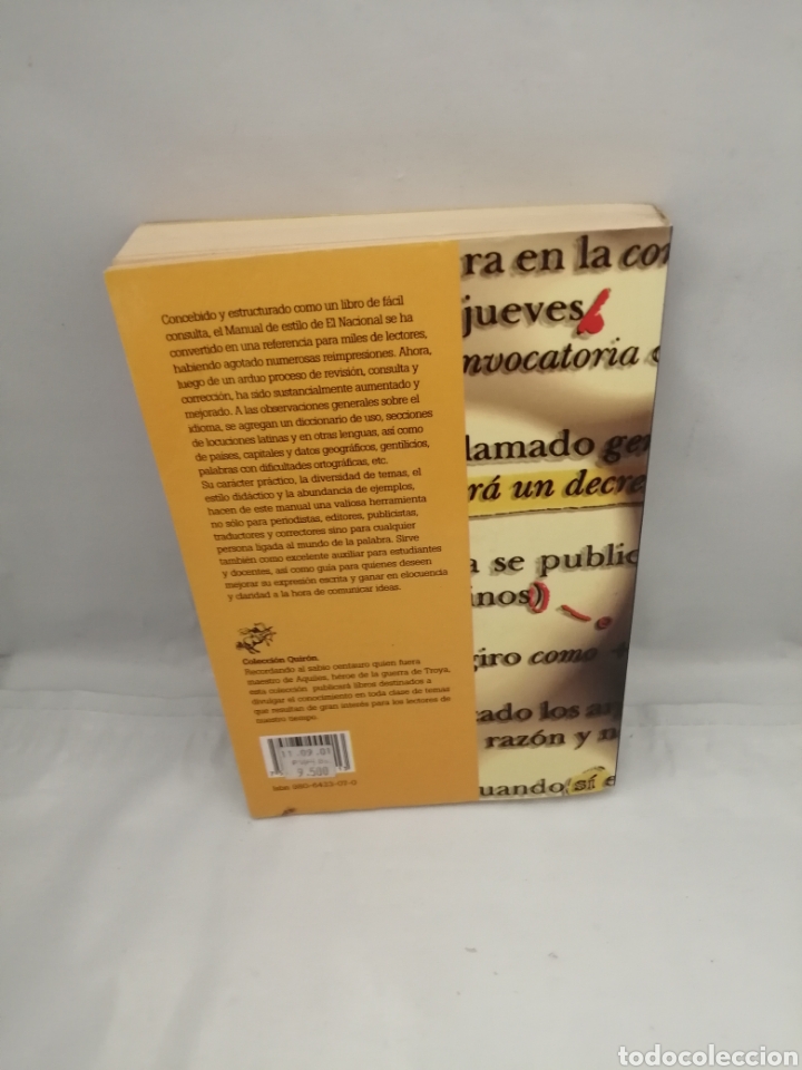 Libros de segunda mano: EL NACIONAL: MANUAL DE ESTILO - Foto 2