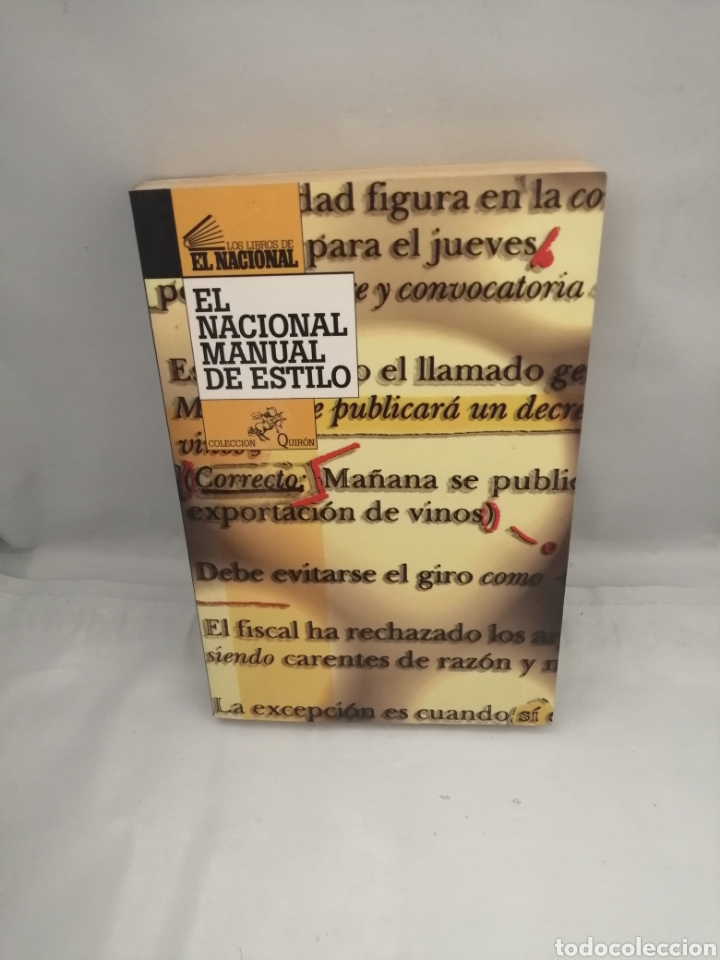 Libros de segunda mano: EL NACIONAL: MANUAL DE ESTILO - Foto 1
