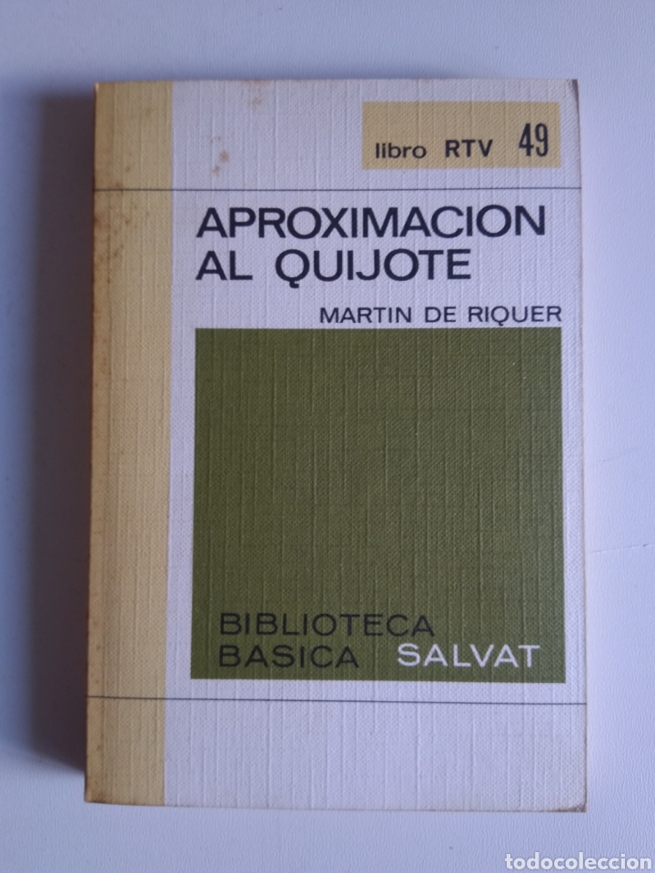 Libros de segunda mano: APROXIMACI&Oacute;N AL QUIJOTE - Foto 1