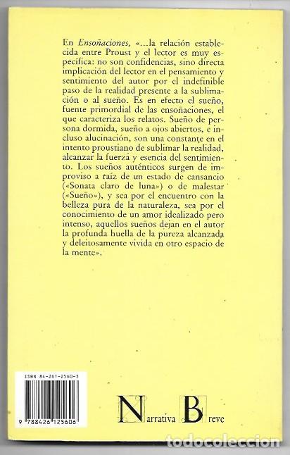 Libros de segunda mano: Marcel Proust . Enso&ntilde;aciones - Foto 2