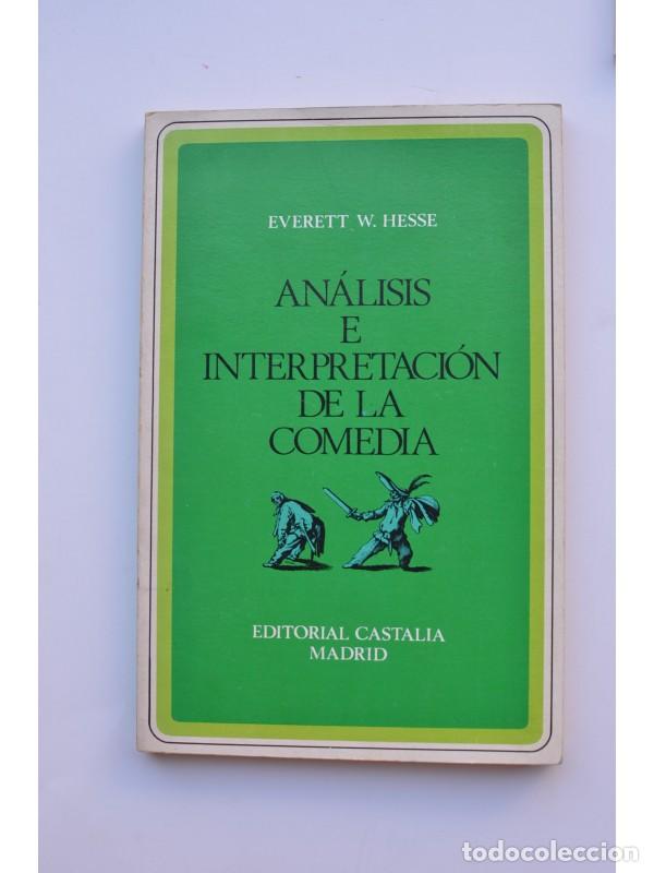 Libros de segunda mano: An&aacute;lisis e interpretaci&oacute;n de la comedia - HESSE, Everett W. - Foto 1