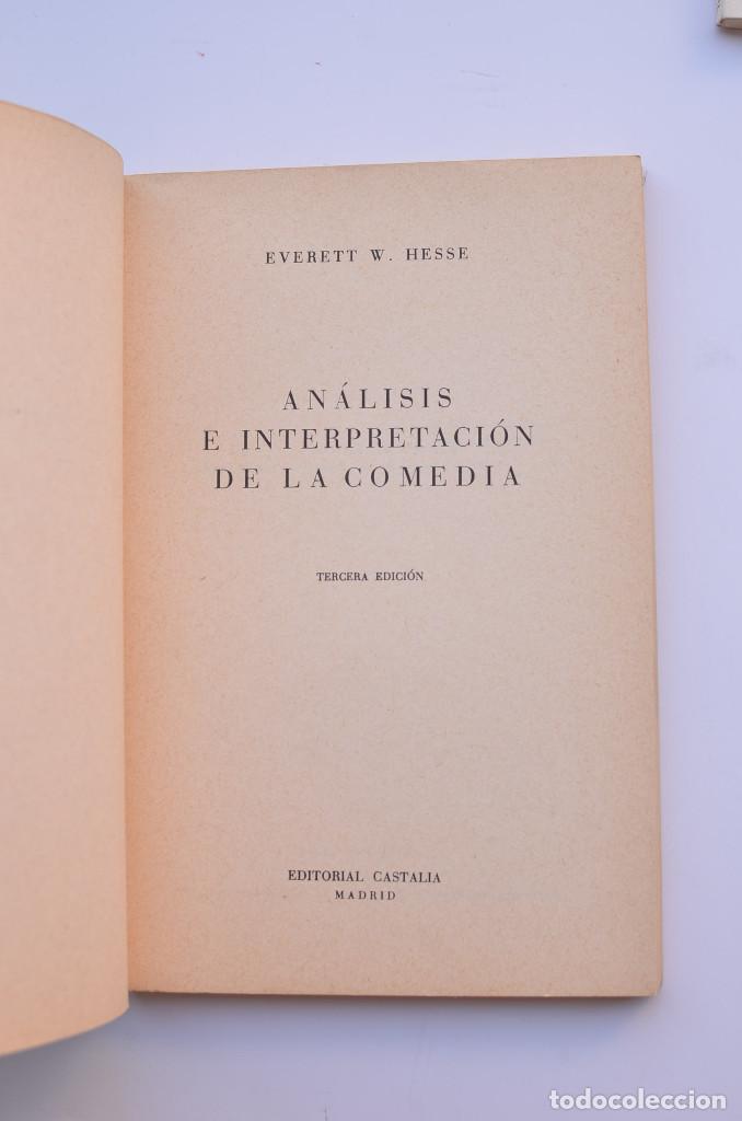 Libros de segunda mano: An&aacute;lisis e interpretaci&oacute;n de la comedia - HESSE, Everett W. - Foto 2