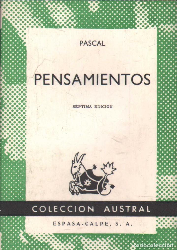 Libros de segunda mano: PENSAMIENTOS. N&ordm;96. PASCAL. A-AUSV-908,2. - Foto 1
