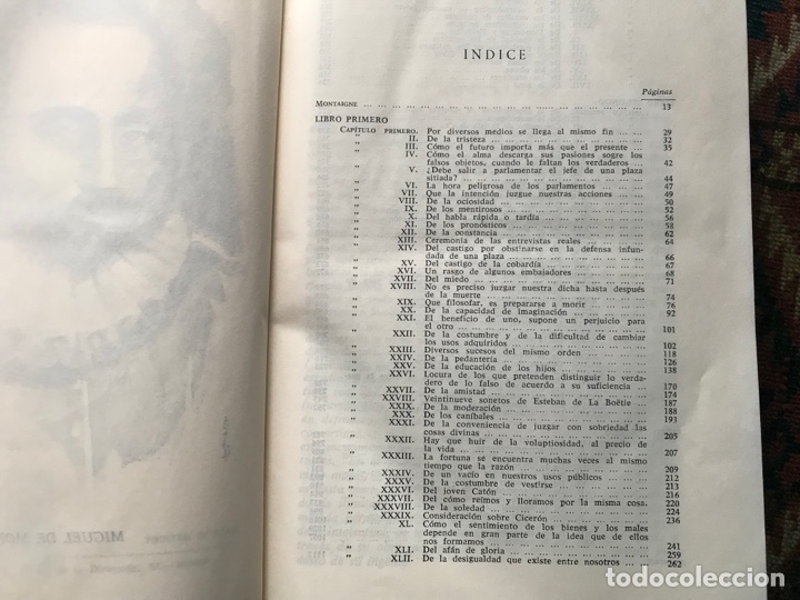 Libros de segunda mano: Michel de Montaigne. Ensayos completos. EDAF 1971 - Foto 4