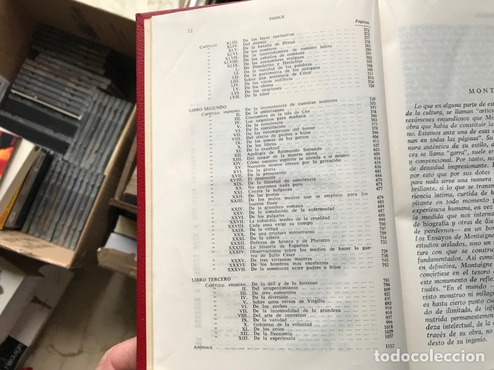 Libros de segunda mano: Michel de Montaigne. Ensayos completos. EDAF 1971 - Foto 5