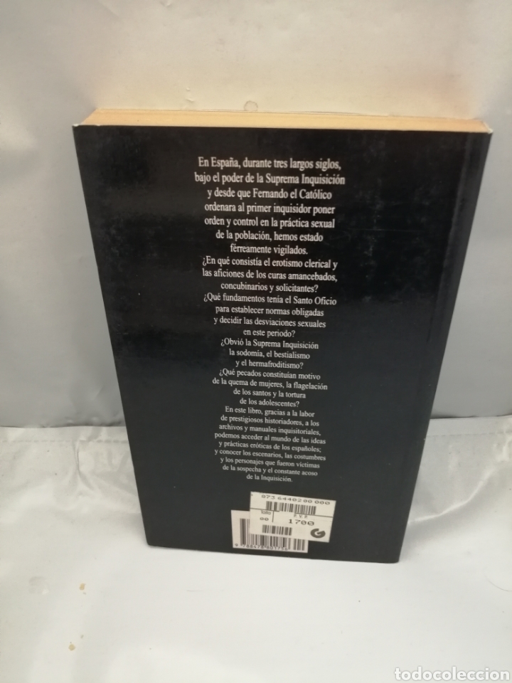 Libros de segunda mano: SEXO E INQUISICI&Oacute;N EN ESPA&Ntilde;A (PRIMERA EDICI&Oacute;N) - Foto 2