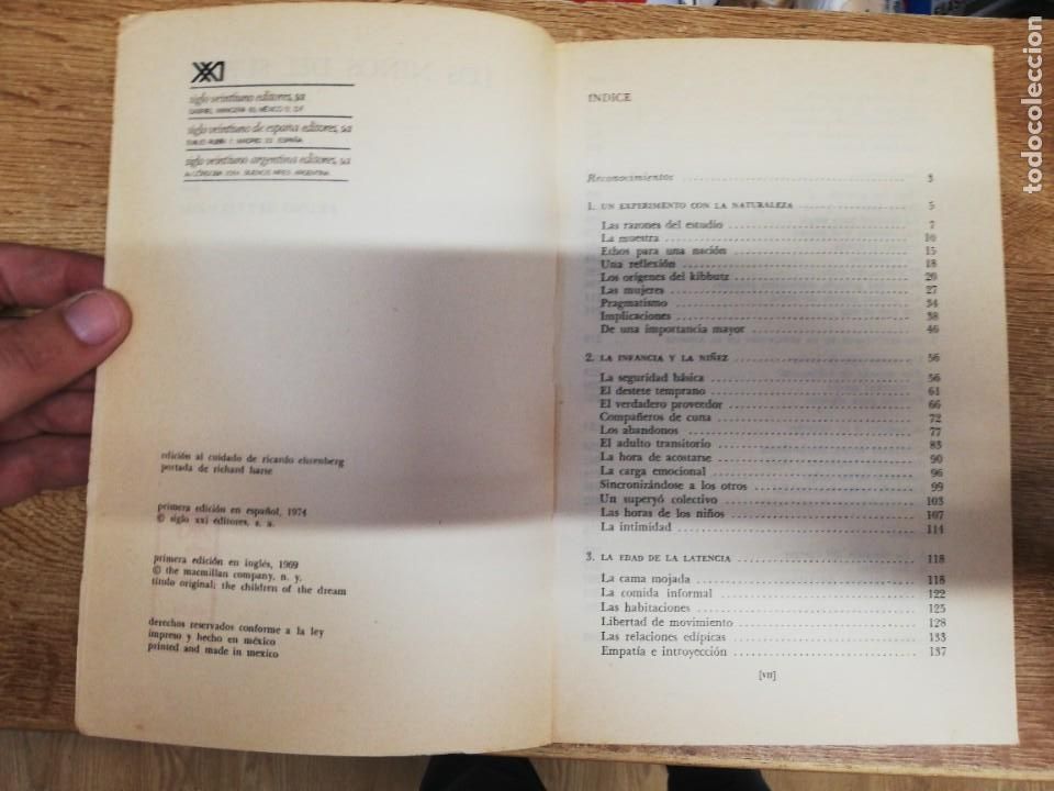 Libros de segunda mano: Los Ni&ntilde;os Del Sue&ntilde;o. Bettelheim, Bruno. 1&ordf; EDICI&Oacute;N, 1974 - Foto 3