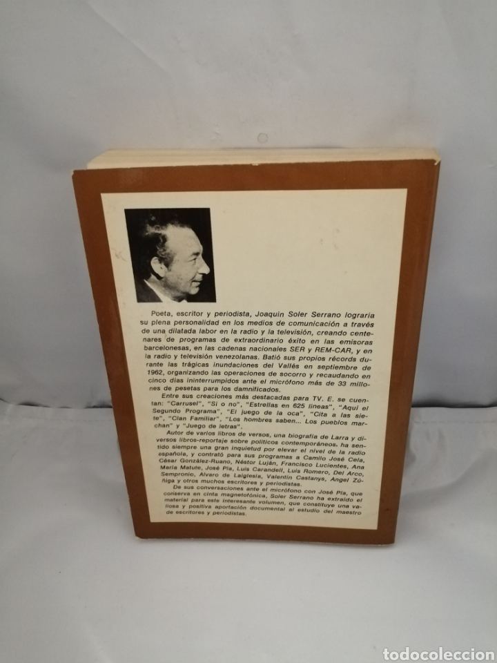 Libros de segunda mano: CONVERSACIONES CON JOSEP PLA (PRIMERA EDICI&Oacute;N 1975) - Foto 2