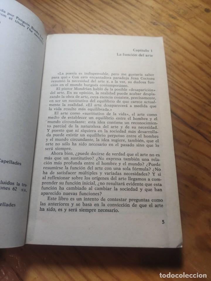 Libros de segunda mano: La necesidad del arte. Ernst Fischer. - Foto 4