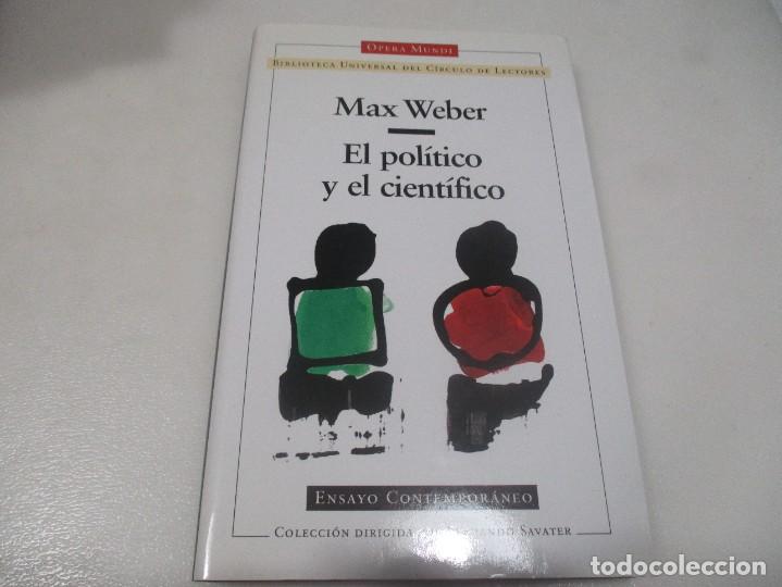 Libros de segunda mano: MAX WEBWER El pol&iacute;tico y el cient&iacute;fico W9921 - Foto 1