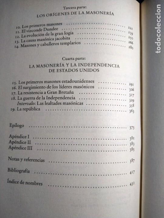 Libros de segunda mano: MASONES Y TEMPLARIOS - MICHAEL BAIGENT Y RICHARD LEIGH - Foto 3