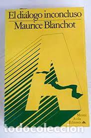 Libros de segunda mano: el di&aacute;logo inconcluso Maurice Blanchot - Foto 1