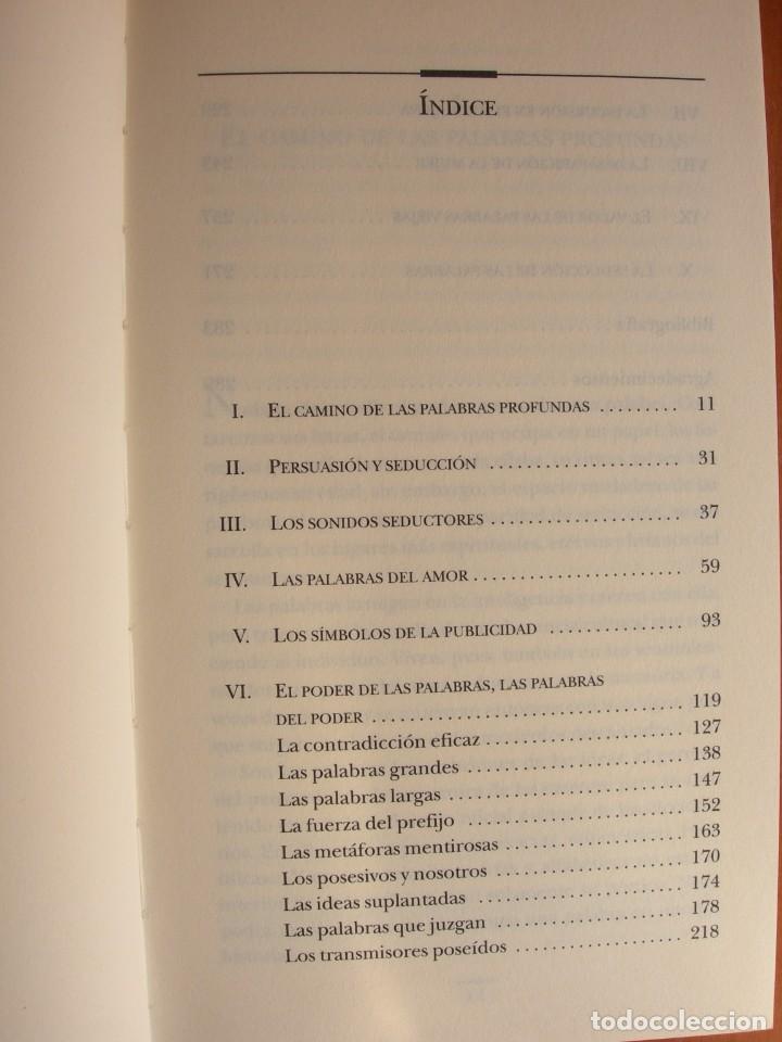 Libros de segunda mano: LA SEDUCCI&Oacute;N DE LAS PALABRAS / &Aacute;LEX GRIJELMO - Foto 2