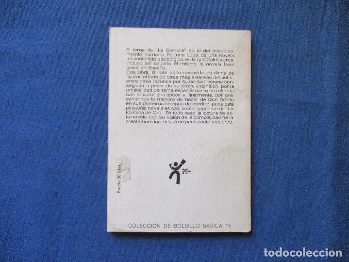 Libros de segunda mano: LA SOMBRA / 1972 BENITO P&Eacute;REZ GALD&Oacute;S - Foto 3