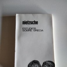Libros de segunda mano: ESTUDIOS SOBRE GRECIA. NIETZSCHE (AGUILAR, 1968). Lote 365820671