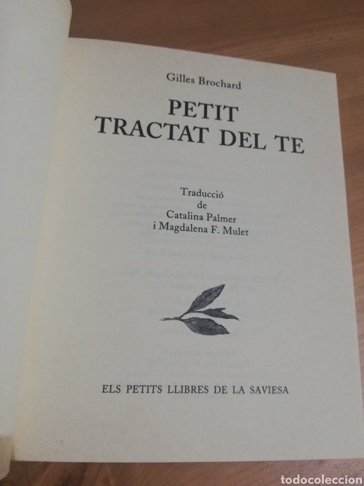 Libros de segunda mano: PETIT TRACTAT DEL TE (GILLES BROCHARD) - Foto 2