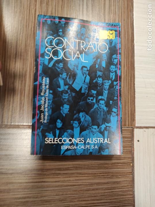 Libros de segunda mano: &rdquo;El contrato social&rdquo; - &rdquo;Rousseau, Jean Jacques&rdquo; - Foto 1