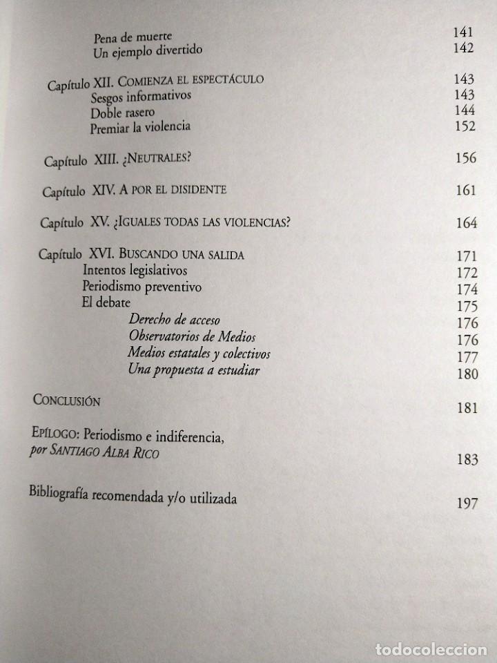 Libros de segunda mano: MEDIOS VIOLENTOS - PALABRAS E IMAGENES PARA EL ODIO Y LA GUERRA - Foto 5