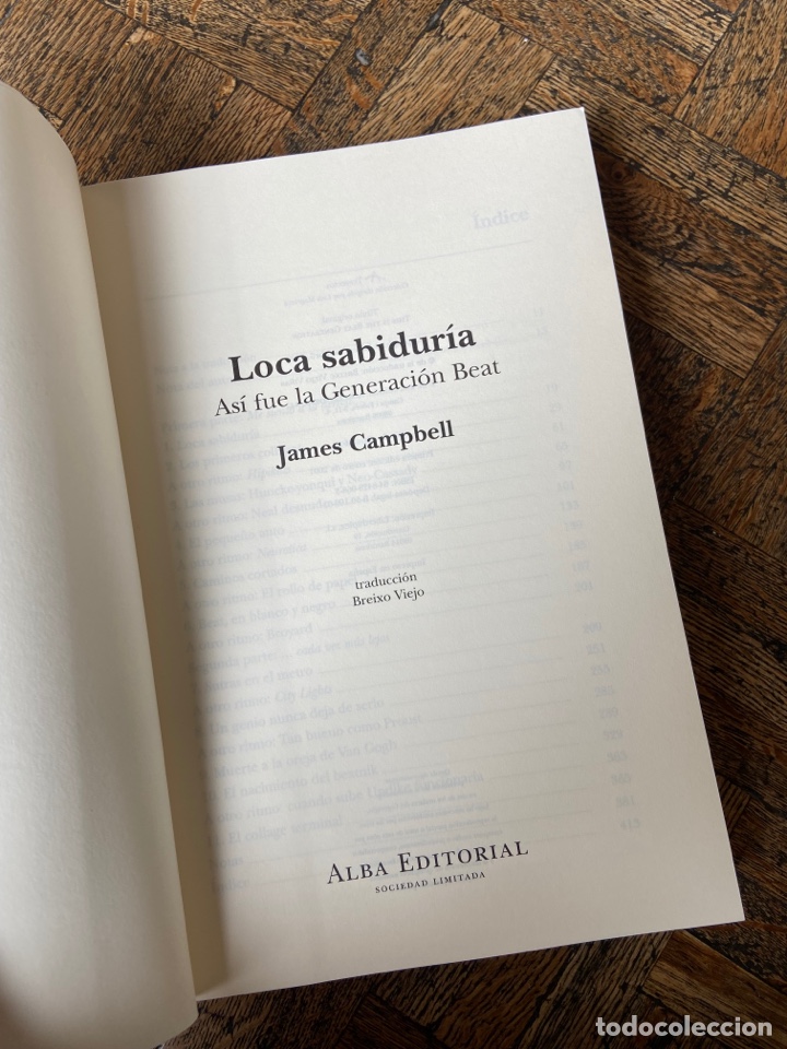 Libros de segunda mano: Loca sabidur&iacute;a - James Campbell - Alba (2001) - Foto 3
