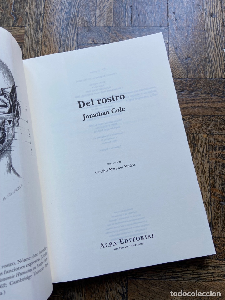 Libros de segunda mano: Del rostro - Jonathan Cole - Alba (1999) - Foto 3