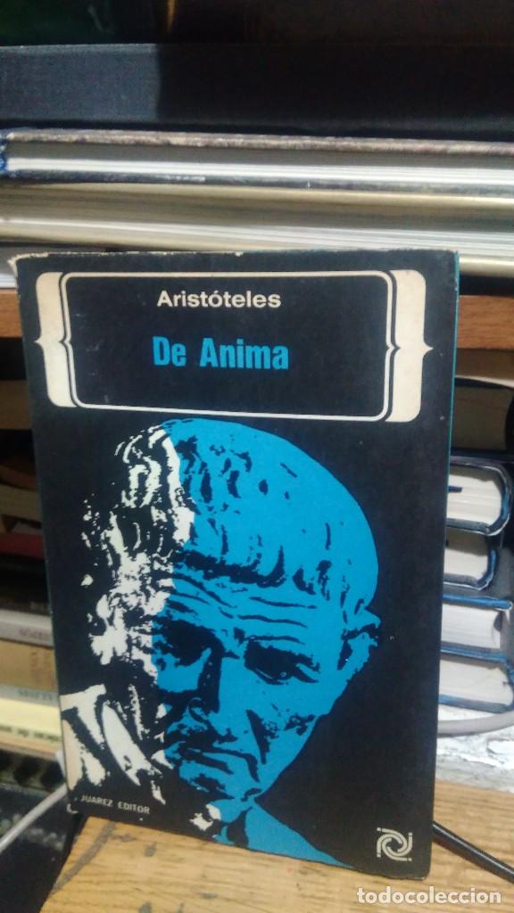 Libros de segunda mano: DE ANIMA, ARIST&Oacute;TELES, ED. JUAREZ - Foto 1