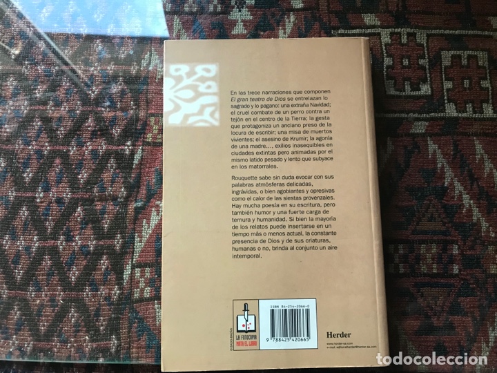 Libros de segunda mano: El gran teatro de dios. Max Ronquette. Herder. Como nuevo - Foto 3
