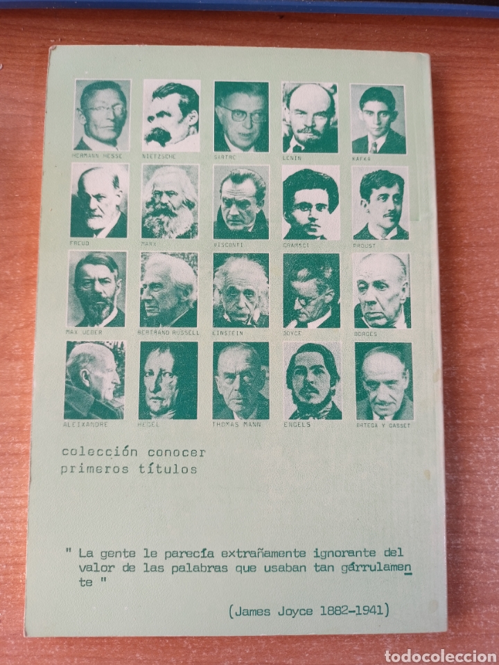 Libros de segunda mano: Conocer Joyce y su obra - Jos&eacute; M&ordf; Valverde - Foto 2