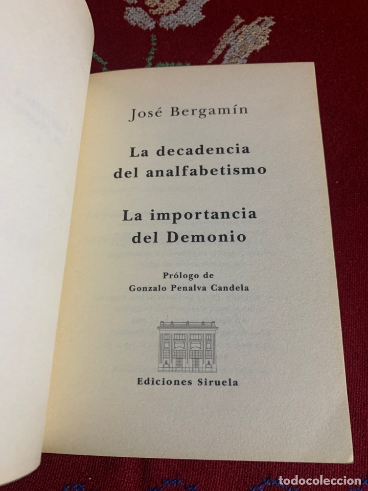 Libros de segunda mano: La importancia del demonio. Bergam&iacute;n. - Foto 3