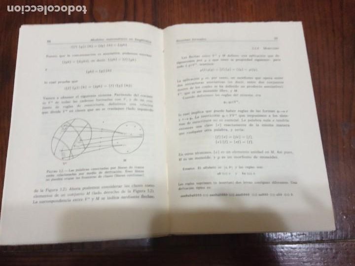 Libros de segunda mano: MODELOS MATEM&Aacute;TICOS EN LING&Uuml;&Iacute;STICA .- MAURICE GROSS. - Foto 3