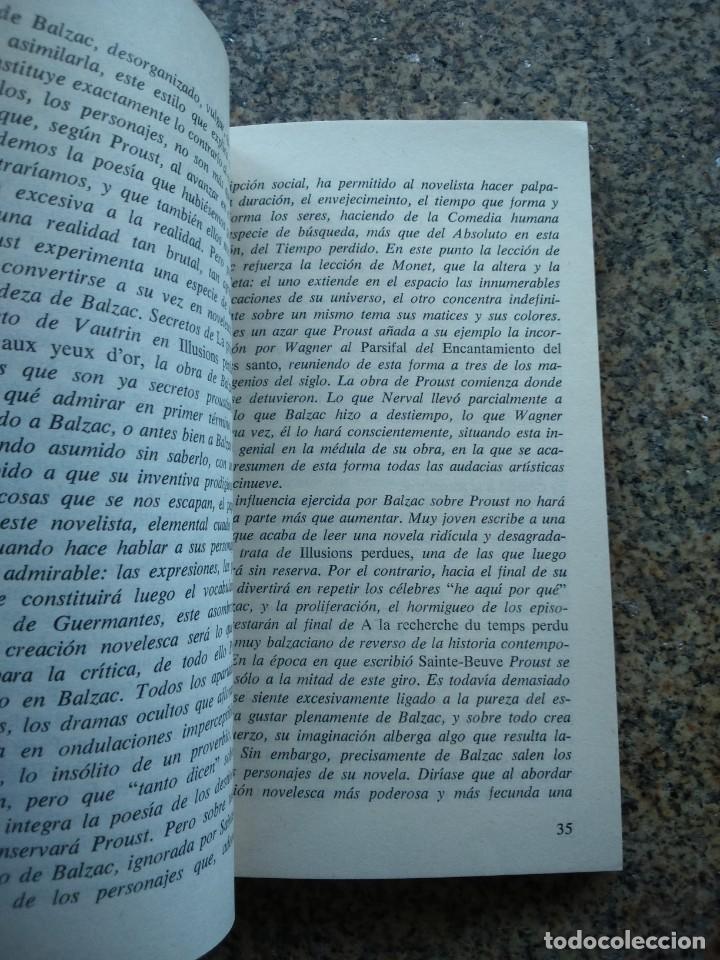 Libros de segunda mano: ENSAYOS LITERARIOS 1 -- MARCEL PROUST -- EDHASA 1970 -- - Foto 3 - 303916018