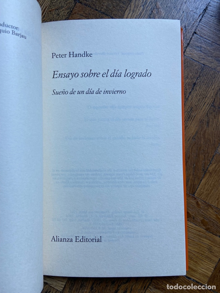 Libros de segunda mano: Biblioteca Peter Handke 10 vol. - Alianza (env&iacute;o GRATIS) - Foto 17