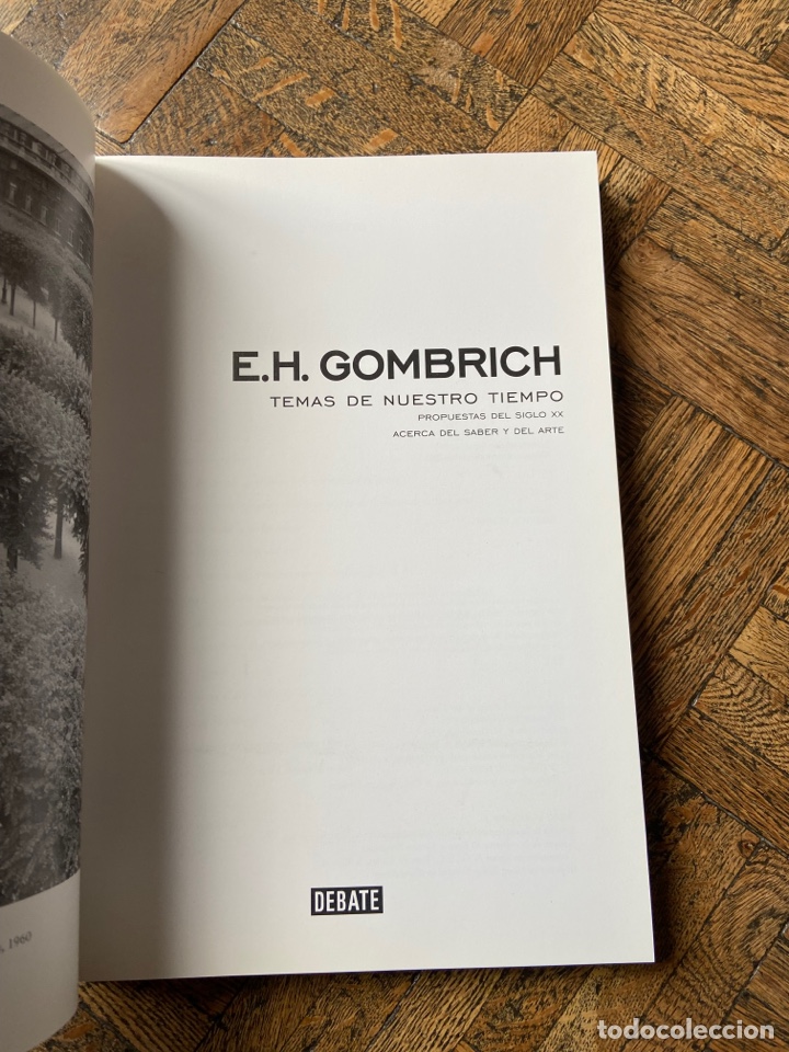 Libros de segunda mano: Temas de nuestro tiempo - E.H. Gombrich - Debate (2003) - Foto 3