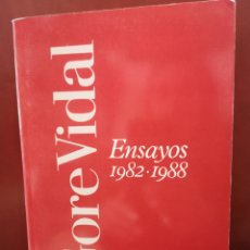 Libros de segunda mano: GORE VIDAL. ENSAYOS 1982-1988.. Lote 304425848
