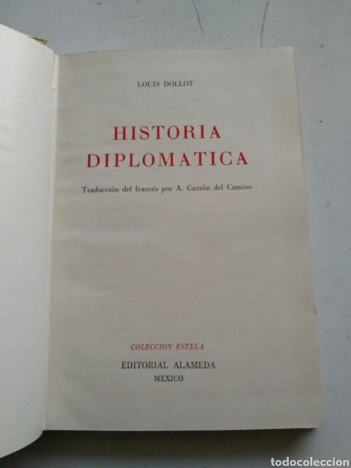Libros de segunda mano: HISTORIA DIPLOM&Aacute;TICA/LOUIS DOLLOT - Foto 2