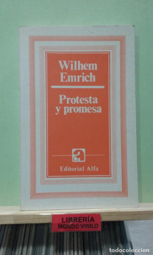 Libros de segunda mano: Protesta y promesa. Wilhem Emrich - Foto 1