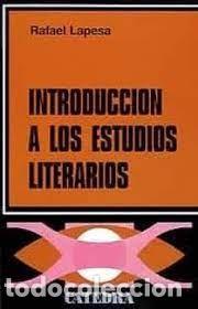 Libros de segunda mano: introducci&oacute;n a los estudios literarios Rafael Lapesa - Foto 1