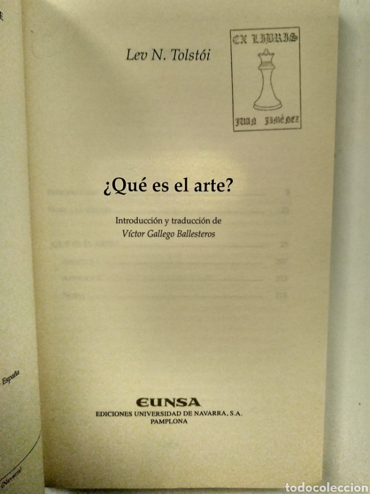 Libros de segunda mano: &iquest;Qu&eacute; es el Arte? / Lev N. Tolst&oacute;i - Foto 3