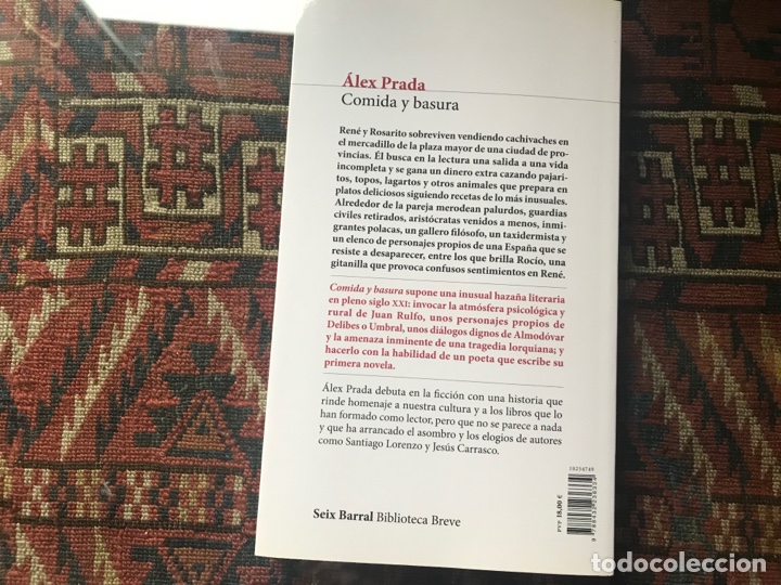 Libros de segunda mano: Comida y basura. &Aacute;lex Prada. Seix Barral - Foto 3