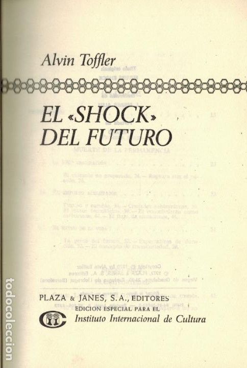 Libros de segunda mano: EL SHOCK DEL FUTURO - Foto 1