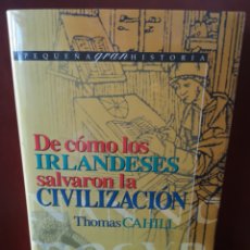 Libros de segunda mano: DE CÓMO LOS IRLANDESES SALVARON LA CIVILIZACIÓN. THOMAS CAHILL.. Lote 310529448
