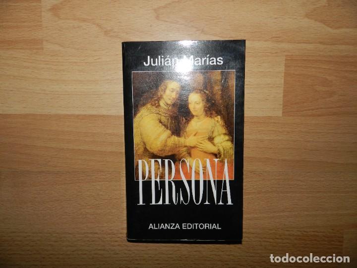 Libros de segunda mano: MAR&Iacute;AS, Juli&aacute;n. Persona - Foto 1