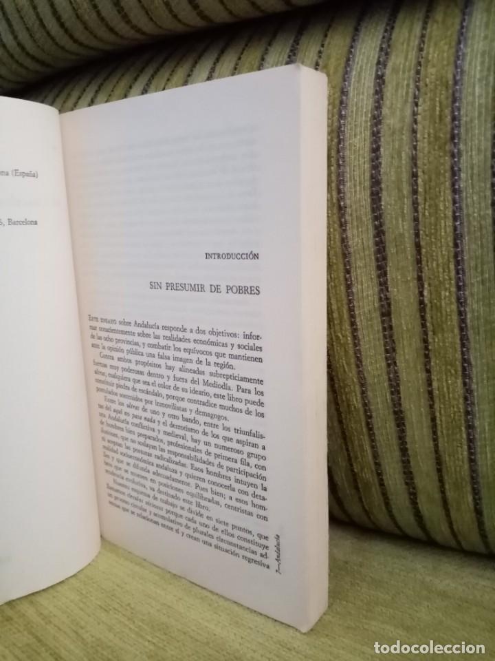 Libros de segunda mano: ANDALUC&Iacute;A. LOS SIETE C&Iacute;RCULOS VICIOSOS DEL SUBDESARROLLO - Foto 4