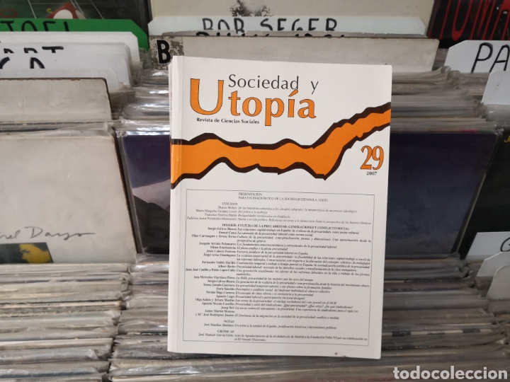 Libros de segunda mano: Sociedad y utop&iacute;a, num 29,2007 - Foto 1