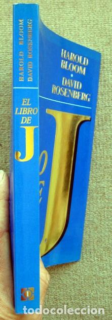 Libros de segunda mano: El libro de J, de Harold Bloom y David Rosenberg - Foto 2