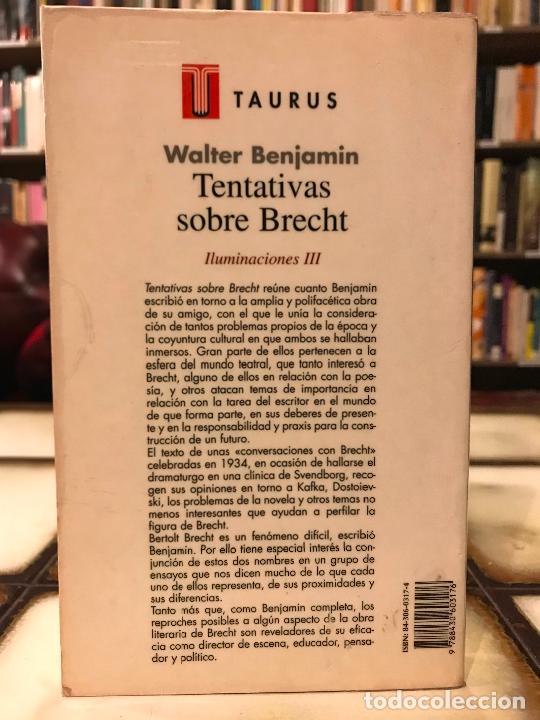 Libros de segunda mano: Tentativas sobre Brecht. Iluminaciones III. Walter Benjamin. - Foto 2